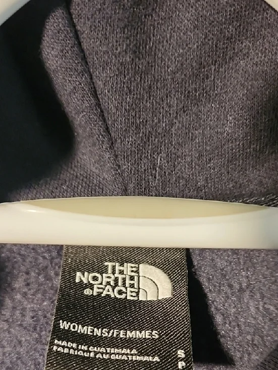 The North Face Navy Hoodie with White Logo - Picture 7 of 8